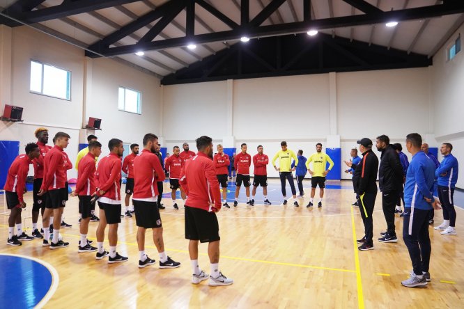 Gazişehir Gaziantep salonda çalıştı