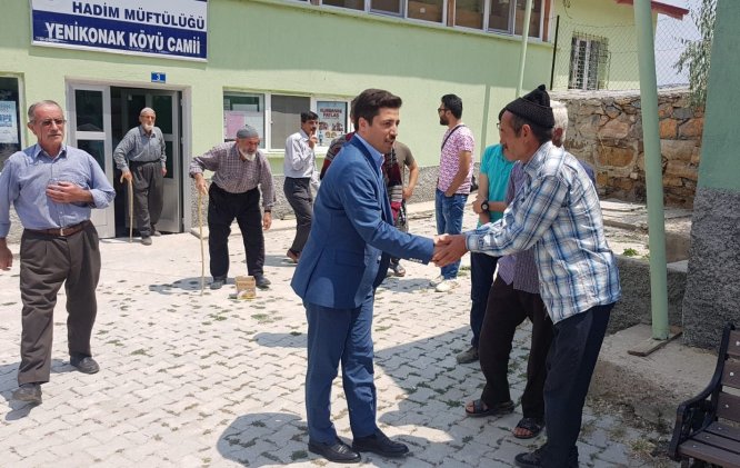 Hadim Kaymakamı Gökçe'den mahalle ziyareti