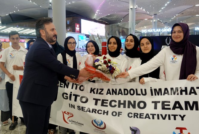 Güngörenli öğrenciler robot yarışmasında Türkiye'yi temsil edecek