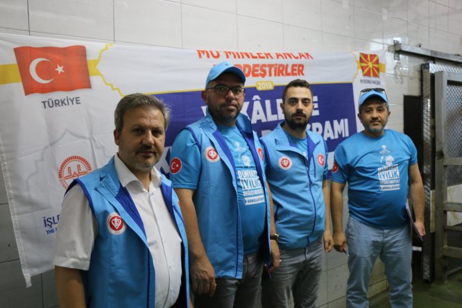 Kuzey Makedonya'da kurban bağışı