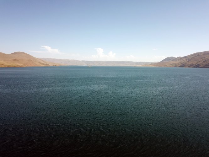 Balık Gölü'nde bayram tatili yoğunluğu