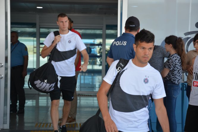 Partizan kafilesi Malatya'da