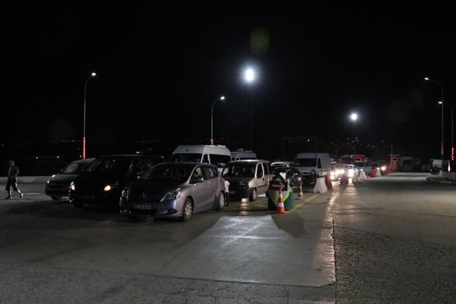 Tatilciler dönüş yolunda