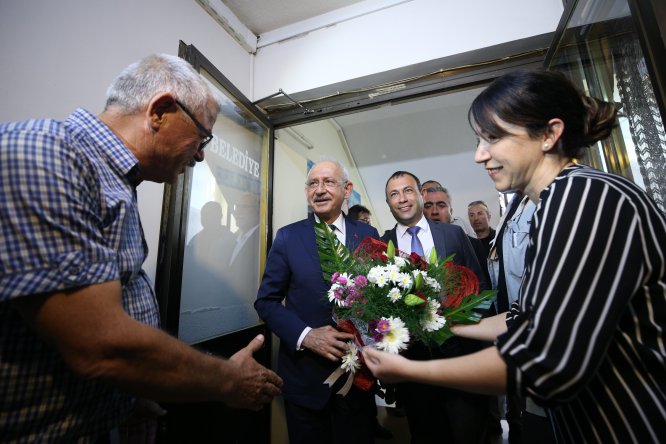 CHP Genel Başkanı Kılıçdaroğlu'ndan belediyelere ziyaret