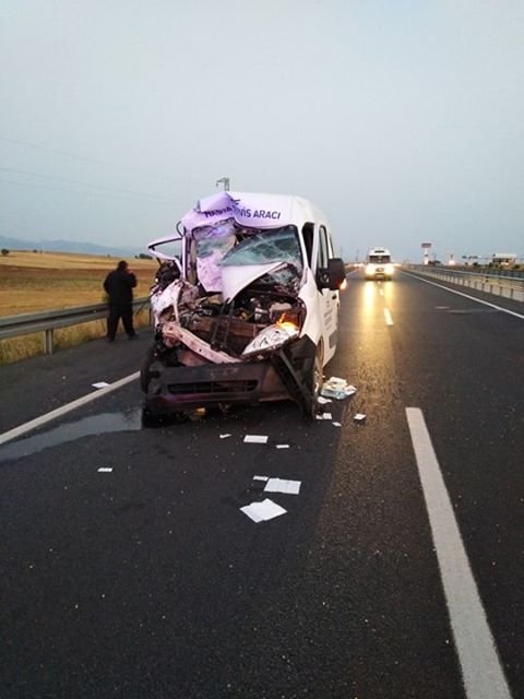 Konya'da trafik kazası: 1 yaralı