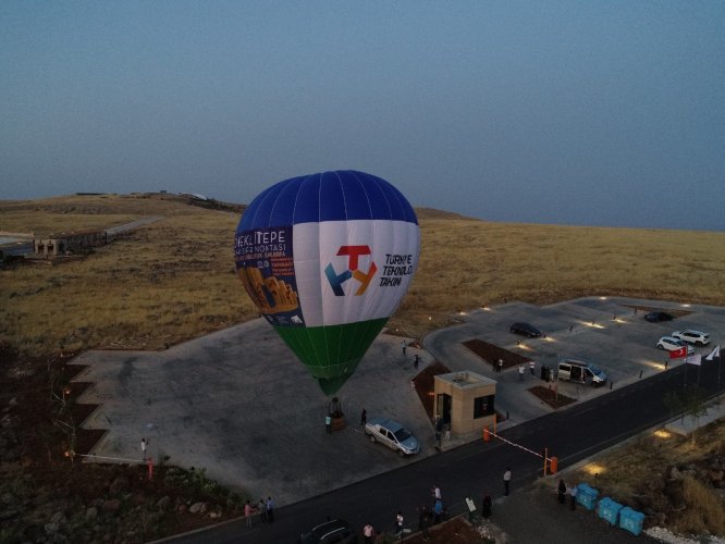 Göbeklitepe'de ilk sıcak hava balonu havalandı