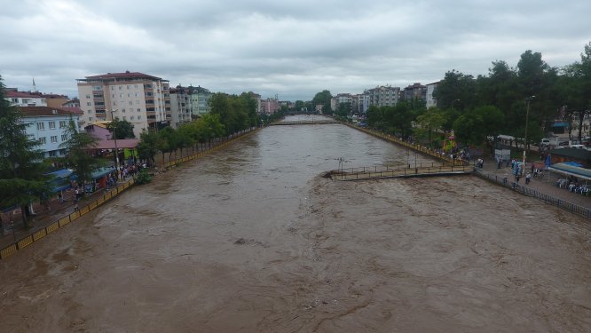 Samsun'daki sağanak