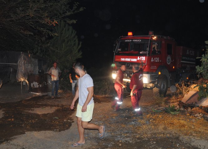 GÜNCELLEME - Antalya'da makilik yangını