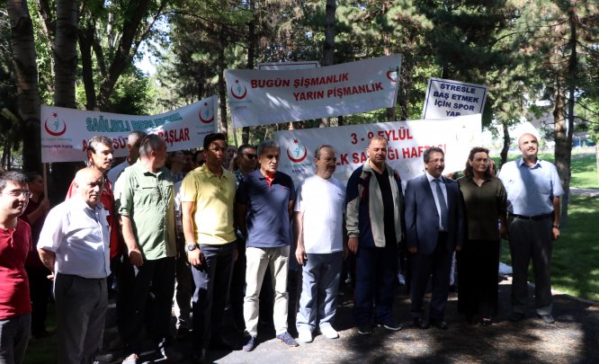 Kayseri'de sağlıklı yaşam yürüyüşü