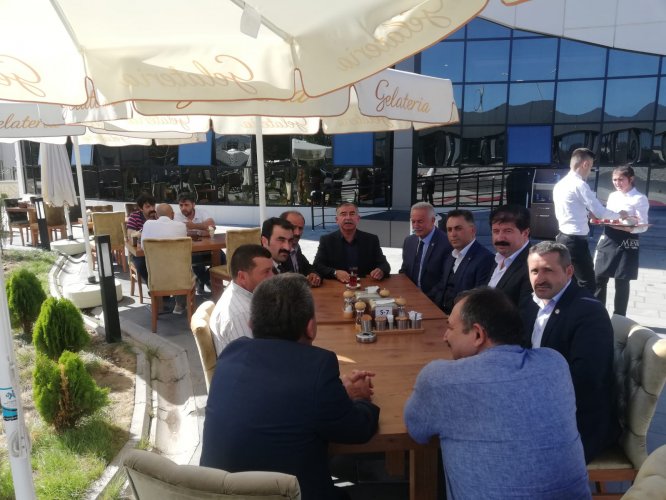 Milletvekili Yılmaz, Sivas'taki Ziraat Odası Başkanları ile bir araya geldi
