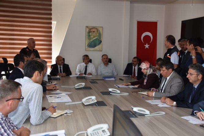 Kırıkkale'de masabaşı deprem tatbikatı yapıldı