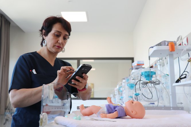 Bebeklerin karışması ve kaçırılmasına teknolojik önlem