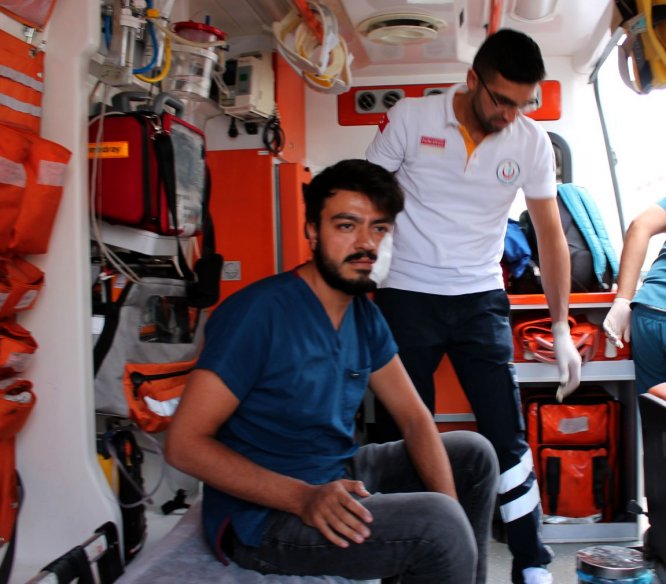 Aksaray'da erkek hemşire darbedildi