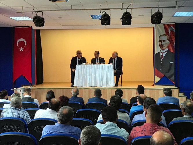 ASKİ Genel Müdürü Kınacı, mahalle muhtarlarla bir araya geldi