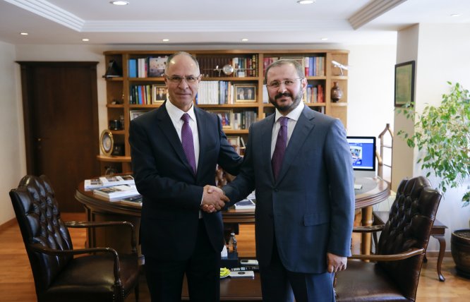 Filistin'in Ankara Büyükelçisi'nden AA'ya teşekkür ziyareti