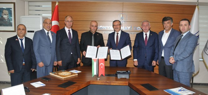 Konya ve Filistin arasında sanayi iş birliği