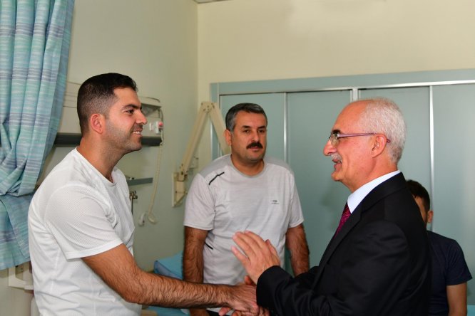 Tapu ve Kadastro Genel Müdürü Zeki Adlı'dan gazilere ziyaret