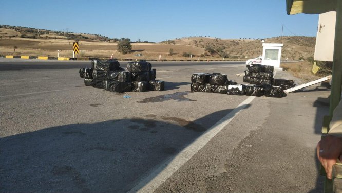 Otobüs bagajında bulunan 1,5 ton balığa el konuldu