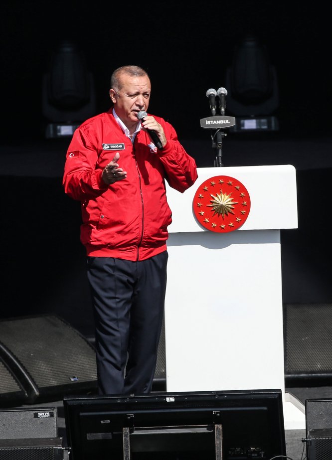 Cumhurbaşkanı Erdoğan TEKNOFEST İstanbul'da