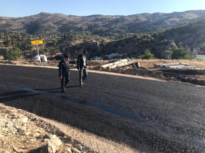 Taşkent’te asfalt çalışmaları