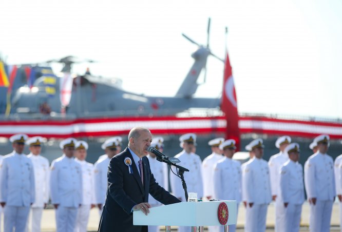 Milli savaş gemisi Kınalıada Deniz Kuvvetleri'ne teslim edildi