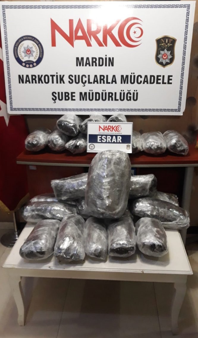 Mardin merkezli 3 ilde uyuşturucu operasyonu