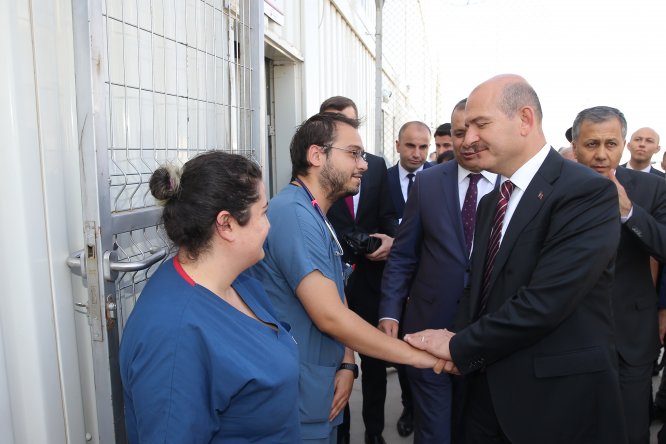 Soylu'dan Geri Gönderme Merkezi'ne ziyaret