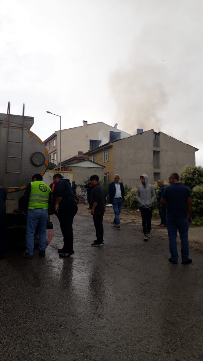 Gölbaşı'nda yangın