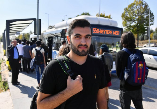 Hacettepeli öğrenciler için ücretsiz otobüs hizmeti