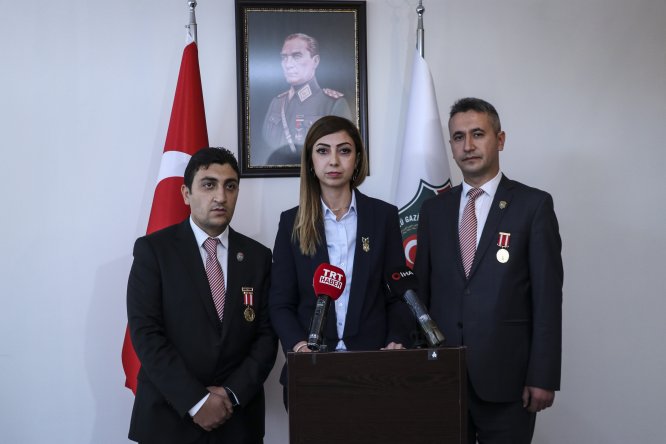 Gazi ve şehit yakınlarından Barış Pınarı Harekatı'na destek