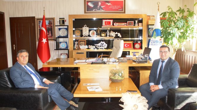 Şabanözü Kaymakamı Altay’dan Başkan Demirbaş'a ziyaret