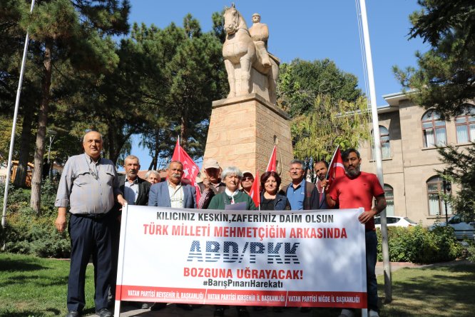 Vatan Partisi'nden Barış Pınarı Harekatı'na destek