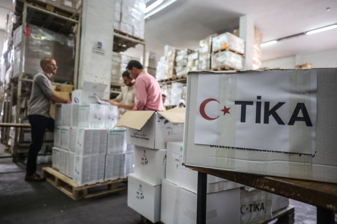TİKA'dan Gazze'ye ilaç yardımı