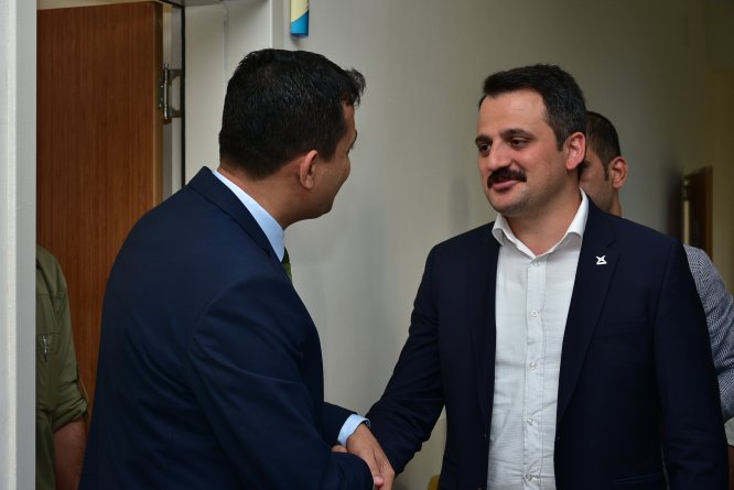 TÜGVA Başkanı Enes Eminoğlu sınır hattında