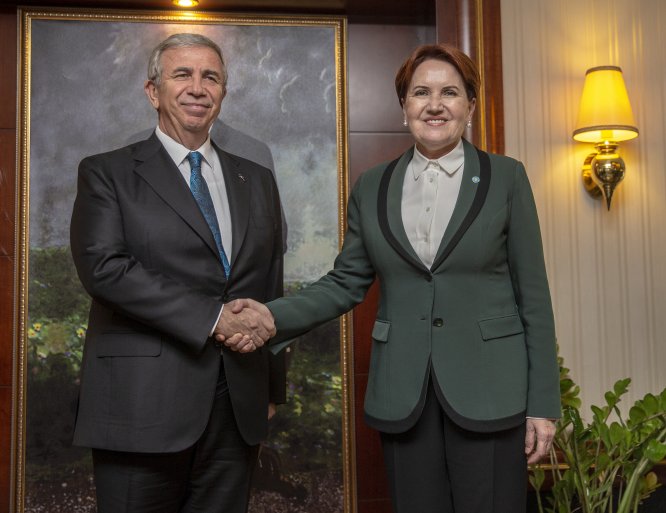 Akşener'den Mansur Yavaş'a ziyaret