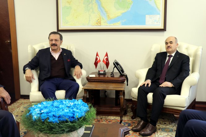 TOBB Başkanı Rifat Hisarcıklıoğlu, Düzce'de