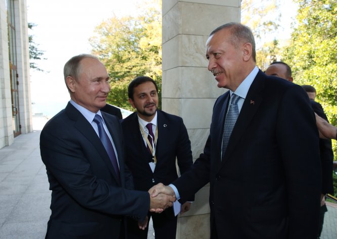 Erdoğan-Putin görüşmesi