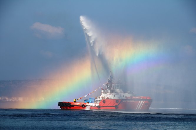 Bursa'da motosikletlilerden "Cumhuriyet Korteji"