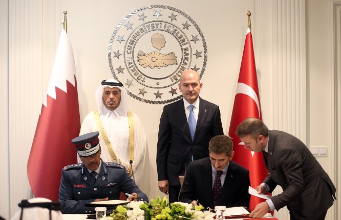 Bakan Soylu, Katar Başbakanı Al Sani ile görüştü