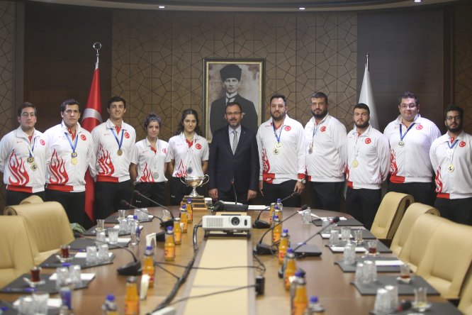 Bakan Kasapoğlu, TSSF heyetini kabul etti