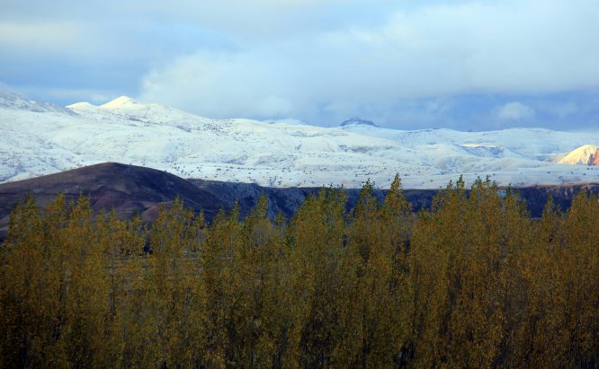 Sivas'ta kar yağışı