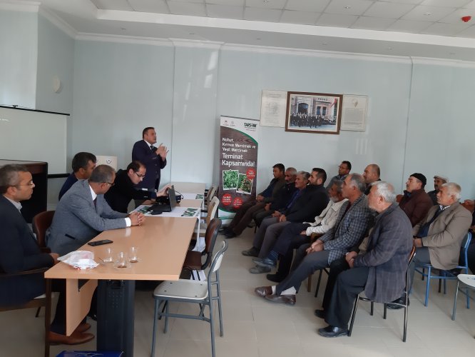 Karakeçili'de TARSİM bilgilendirme toplantısı