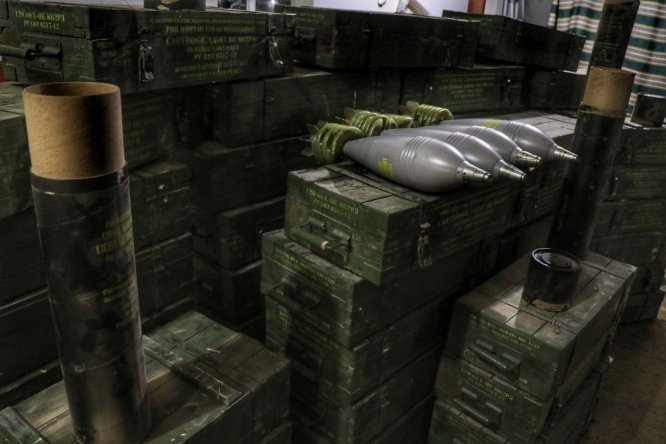 YPG/PKK'nın silah depolarında ABD'nin havan topları bulundu