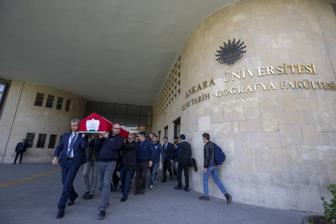 Arkeolog Çınaroğlu için Ankara Üniversitesi'nde tören düzenlendi