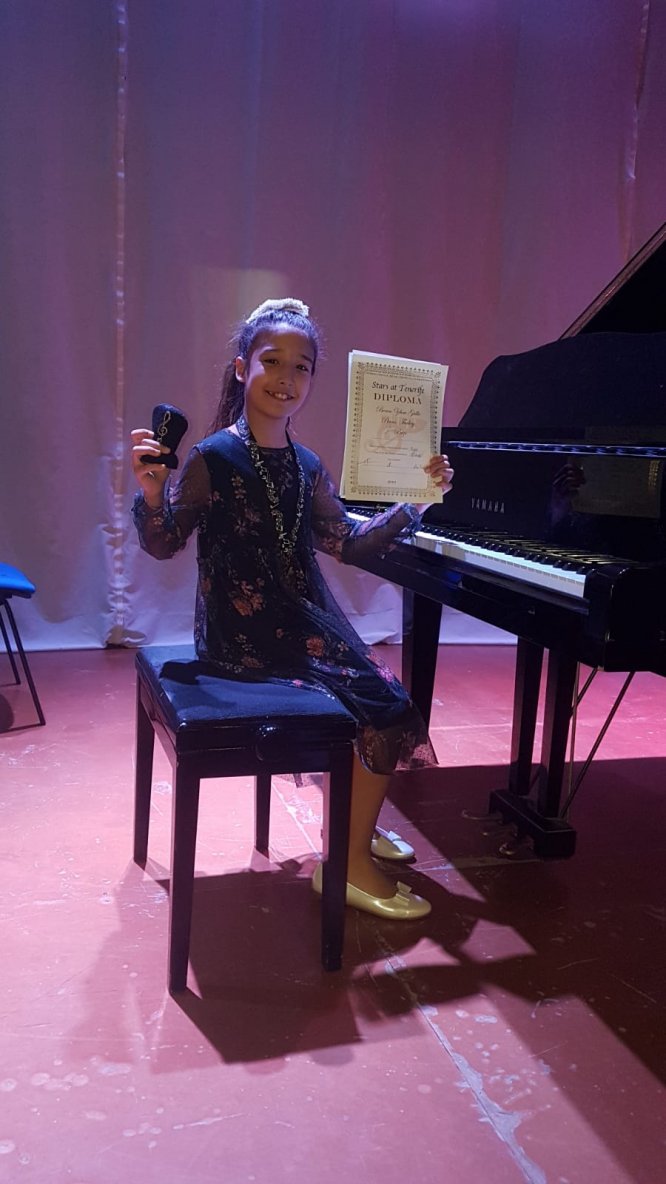 Gaziantepli Beren'den piyanoda uluslararası başarı
