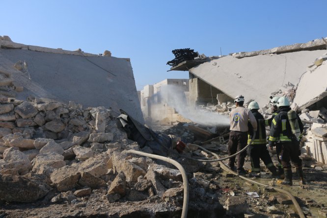 İdlib'e hava saldırıları: 8 ölü