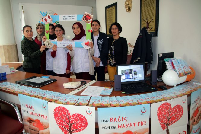 Şarkışla Devlet Hastanesinde organ bağışı standı açıldı