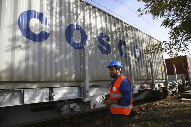 China Railway Express Bulgaristan'a geçiş yaptı