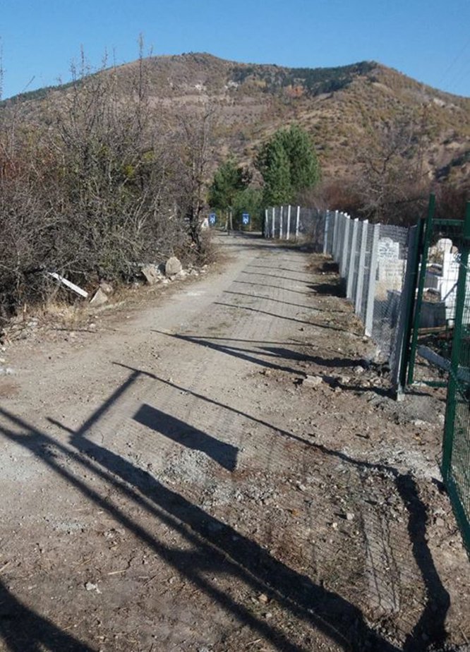 Beypazarı'nda Karaşar Mahallesi mezarlığı genişletildi