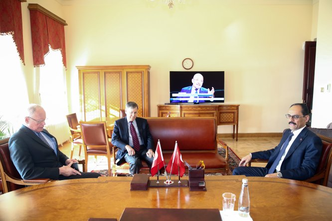 Cumhurbaşkanlığı Sözcüsü Kalın, James Jeffrey ile görüştü